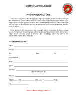 Scout Photo Permissions-Release Form