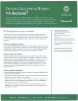 Disagree with VA Decision